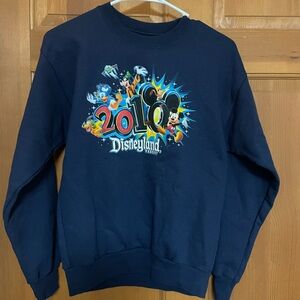 Hanes Navy Disney Graphic Crewneck Sweater